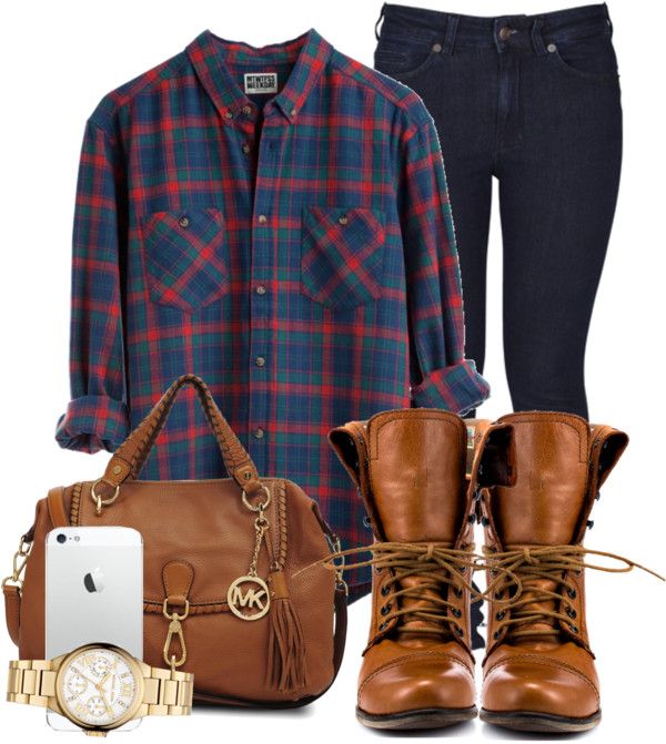 Tartan Shirt with Skinny Jeans