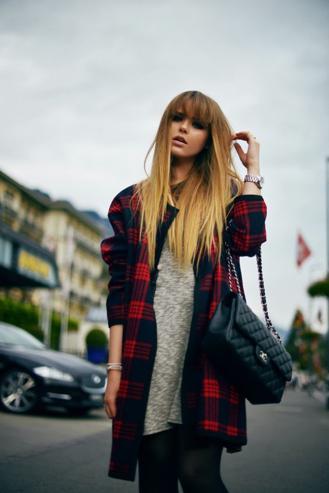 Tartan Trench Coat