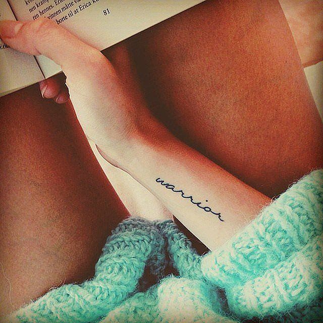 Inspirational Quote Tattoo Inspirational Quote Tattoo