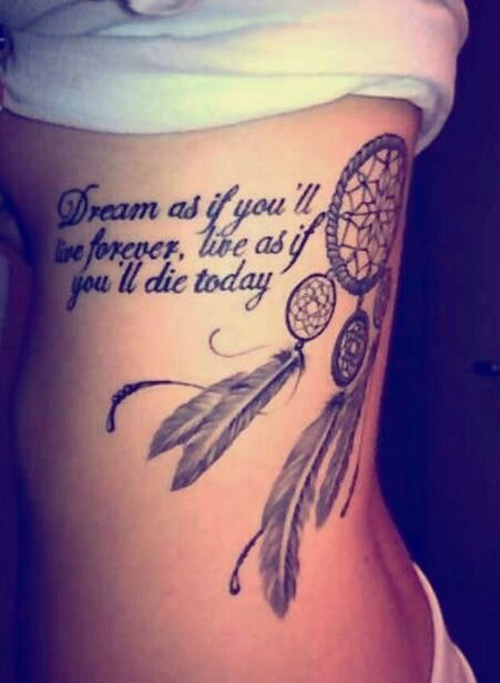 Inspirational Quote Tattoo