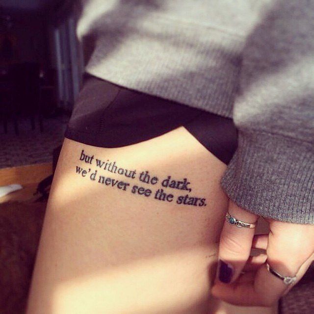 20 Inspirational Quote Tattoos for Girls - Pretty Designs