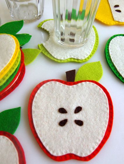 Apple Coasters