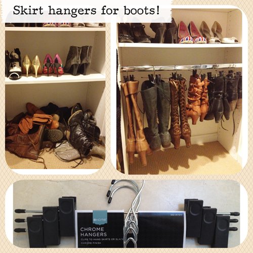 Boot Organization - Skirt Racks