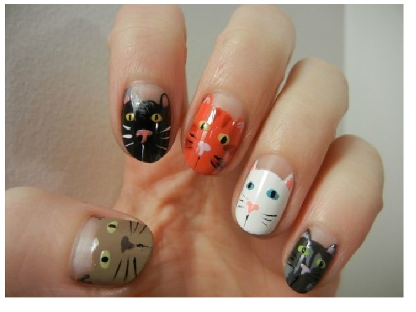 Cat Nail Design