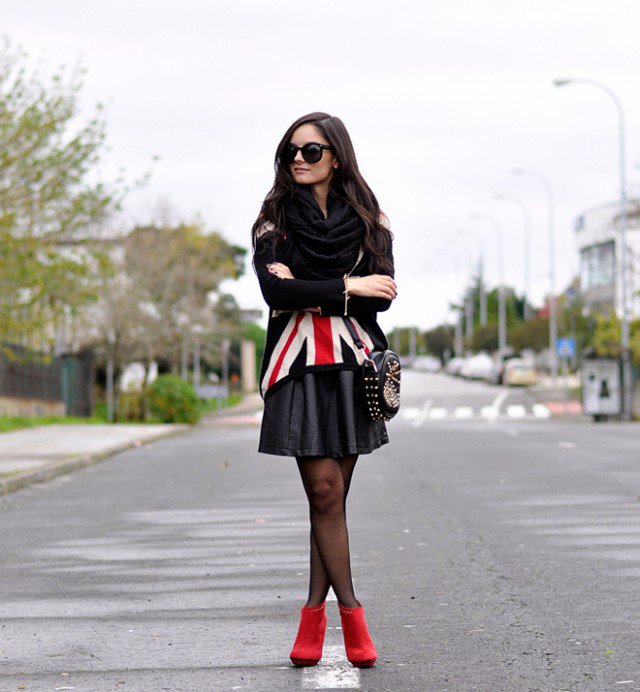 Cool Black UK Flag Outfit