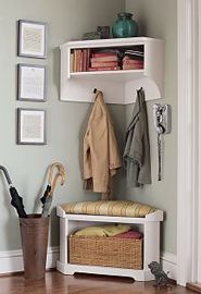 Corner Bench and Shelf