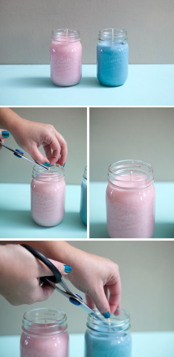 DIY Mason Jar Candles