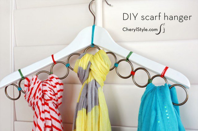 DIY Scarf Hanger Tutorial