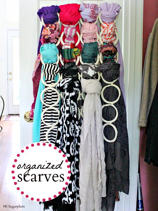 DIY Scarf Hanger