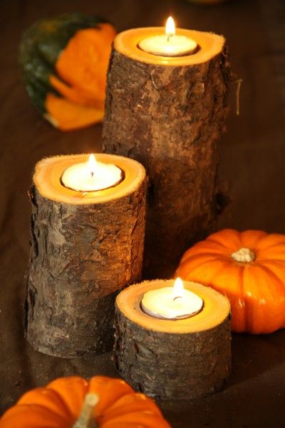 Easy Autumn Candle Project