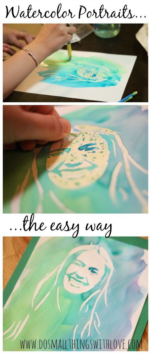 Easy Watercolor Portrait