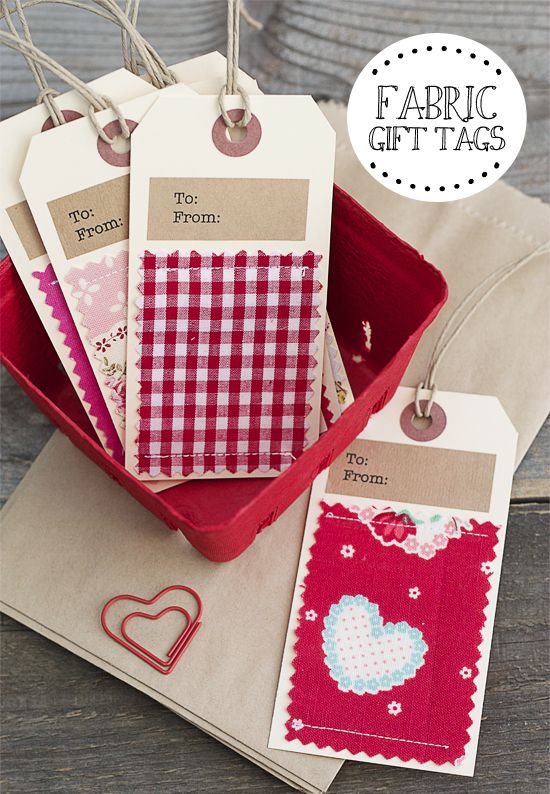 Fabric Gift Tags