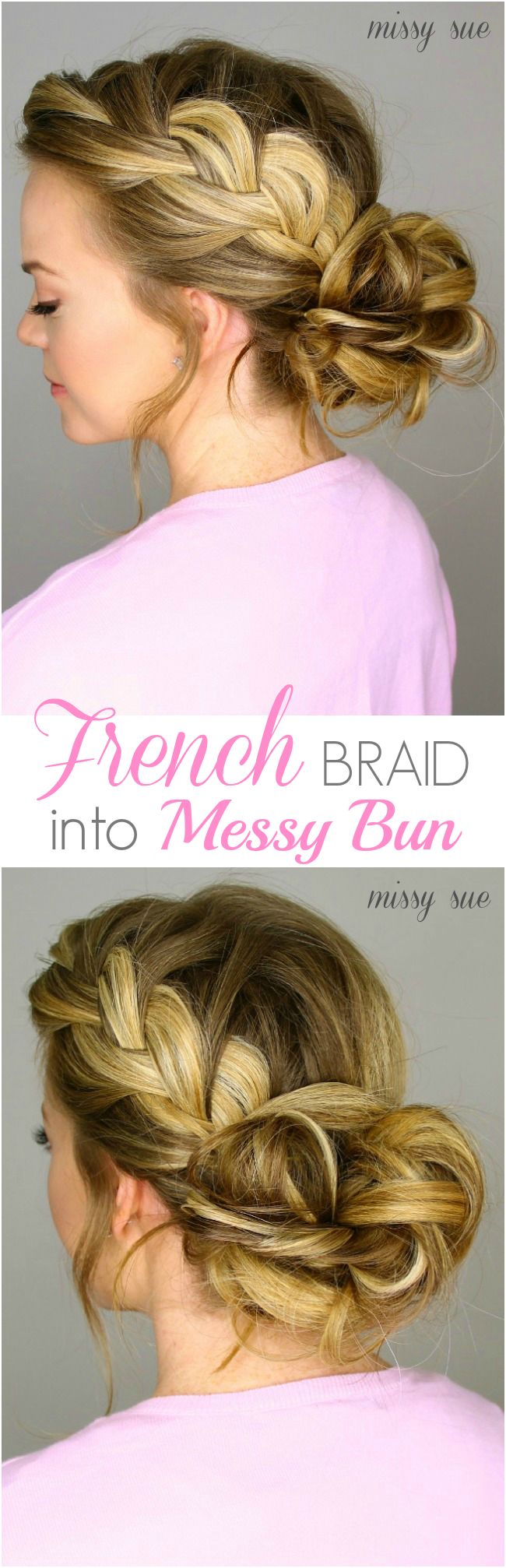 French Braided Bun