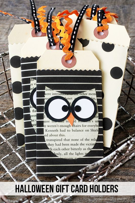 Halloween Gift Card Holders