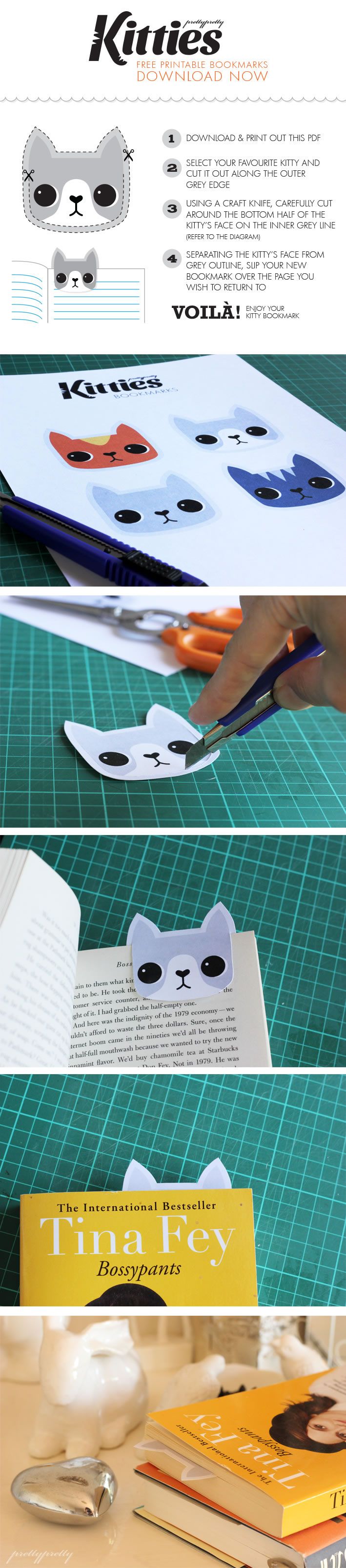 Kitty Bookmark