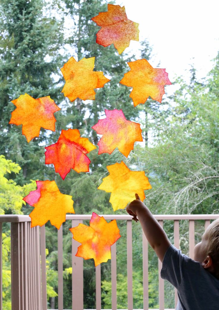 Leaf Suncatchers