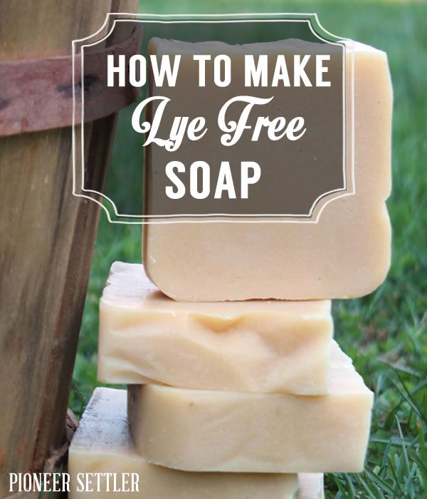Lye-free Soap