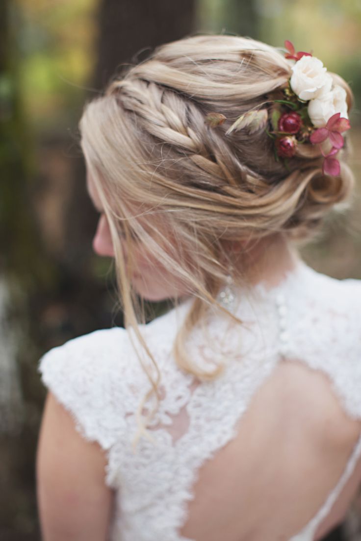 Messy Crown Braid