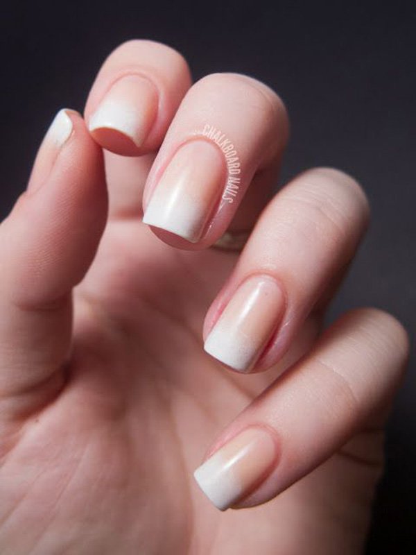 Nude Gradient Nail Design