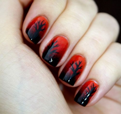 Ombre Tree Nail