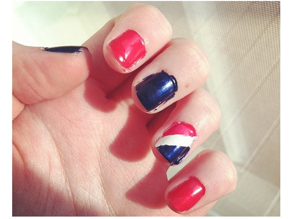 Pepsi Nail Design