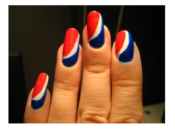 Pepsi Nail Design