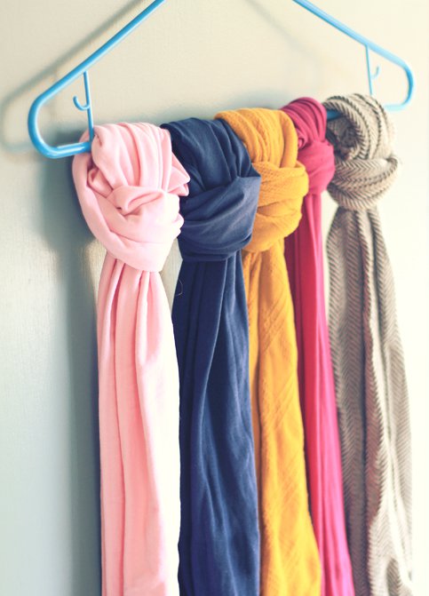 Plastic Hanger for Scarves