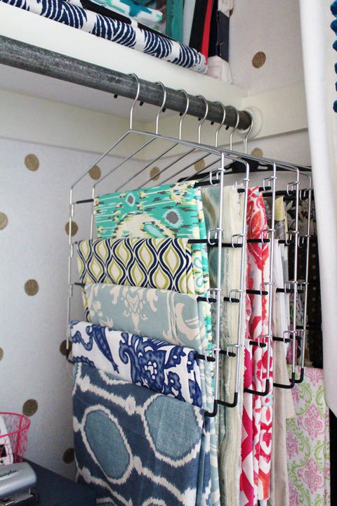 Scarf Closet Storage Idea