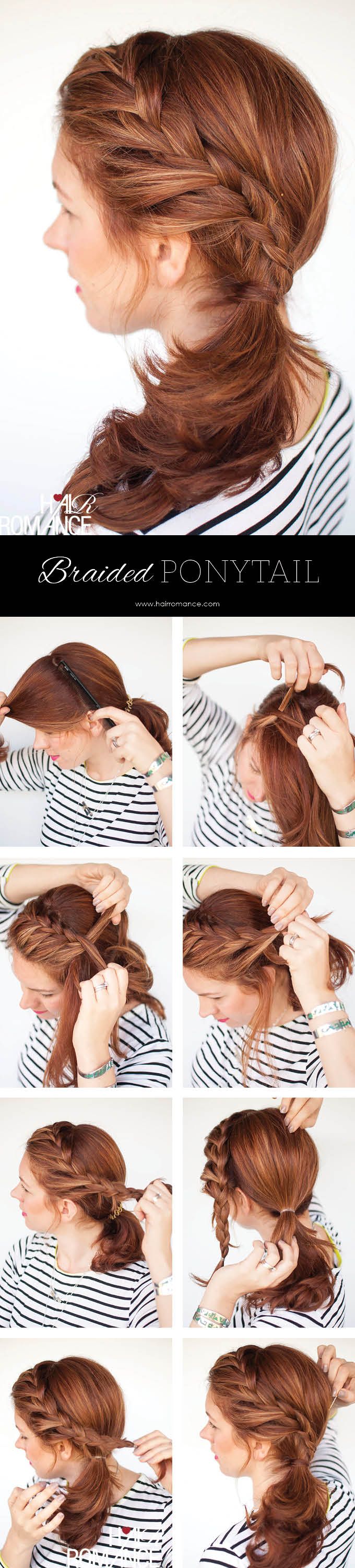 Side Braided Ponytail