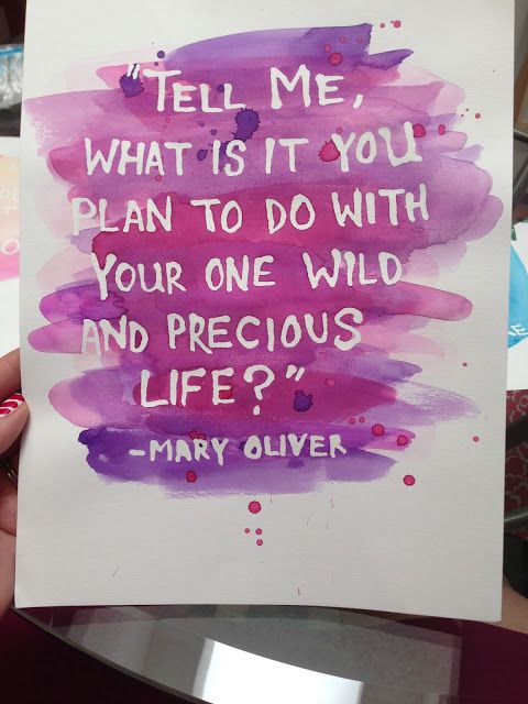 Watercolor Quote