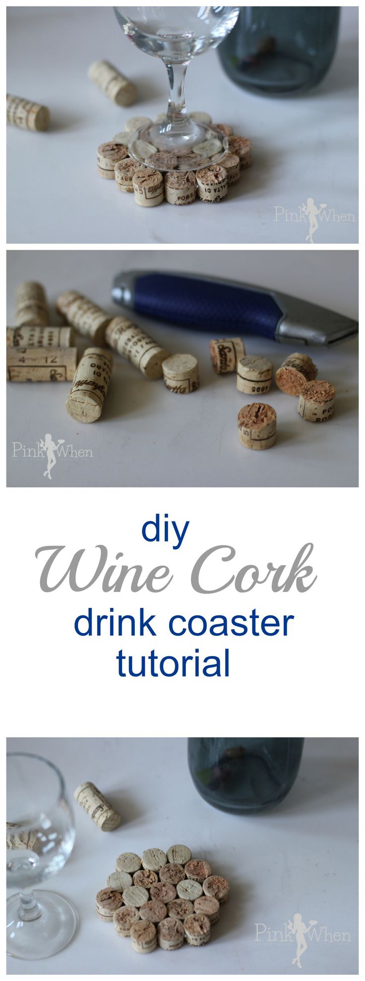 Wine Cork Drink Coaster