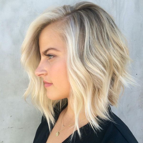 layered messy ombre bob hairstyle for fall