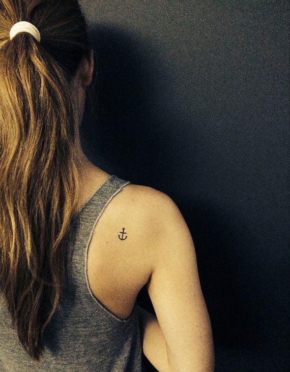 Anchor Tattoo on Shoulder