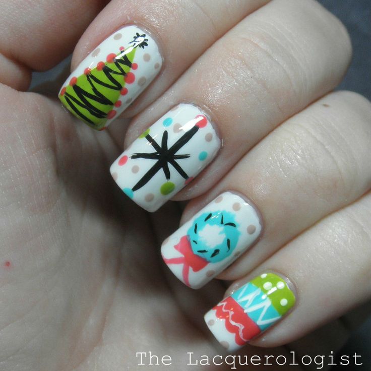 Christmas Inspired Nail Art