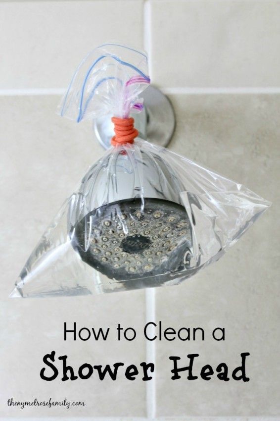 How to Clean a Shower Head