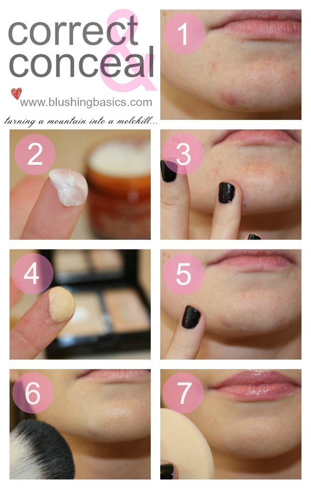 How to conceal acne