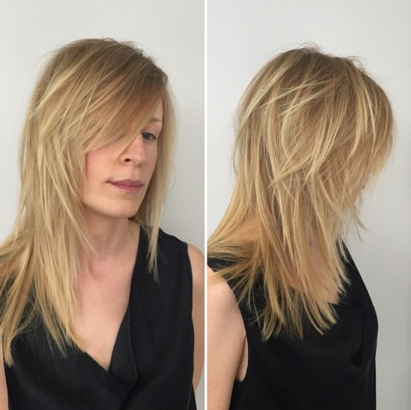 Long Layered Haircut for Blond Hair