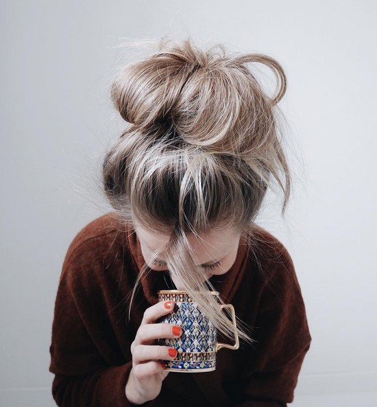 Messy Bun Hairstyle