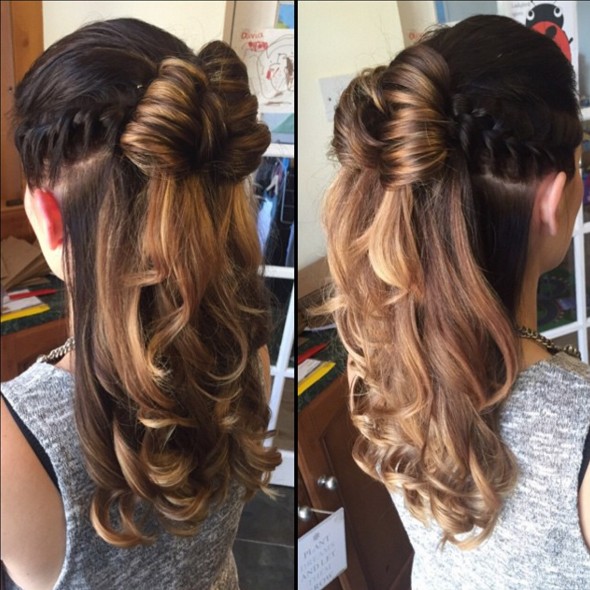 Quick Half Up Half Down Hairstyle