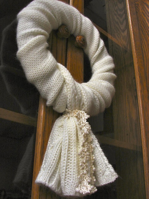 Scarf Wreath