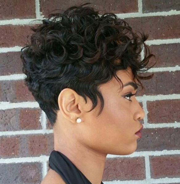 Short Curly Hairstyle