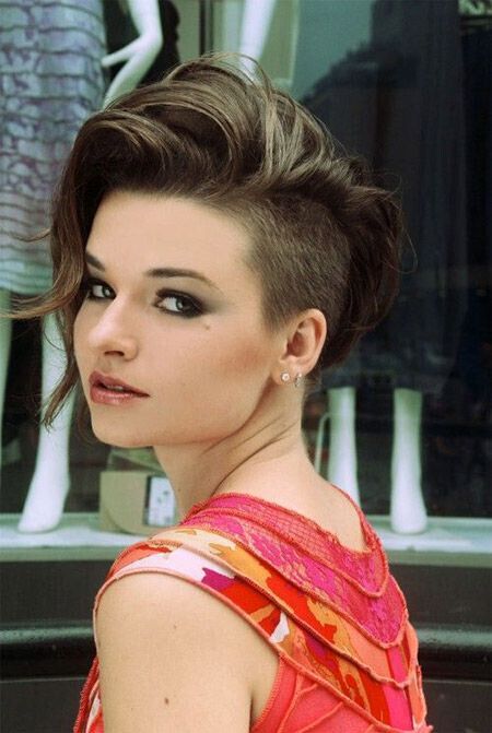 Girl Undercut Hairstyle