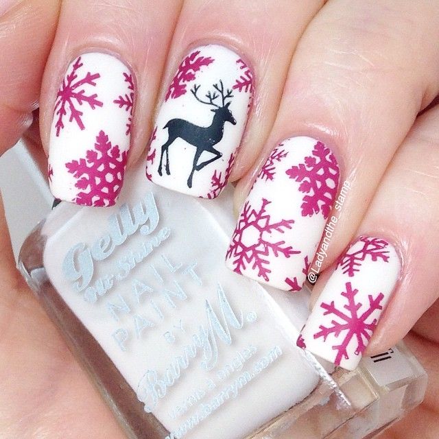 Snowflake Nails