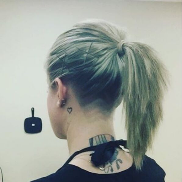 Undercut Ponytail Hairstyle