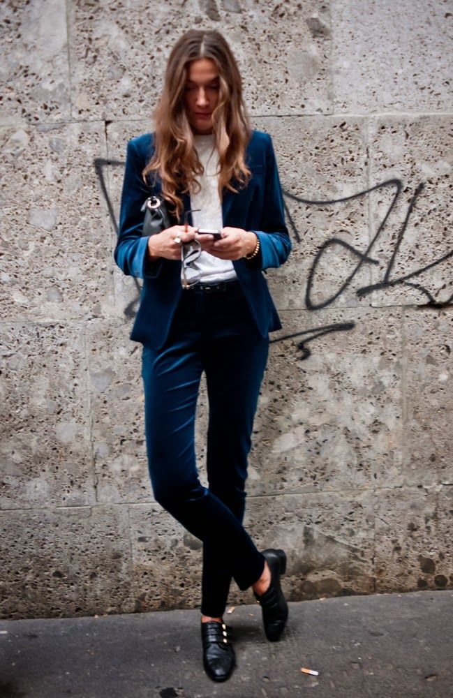 Blue Vintage Suit