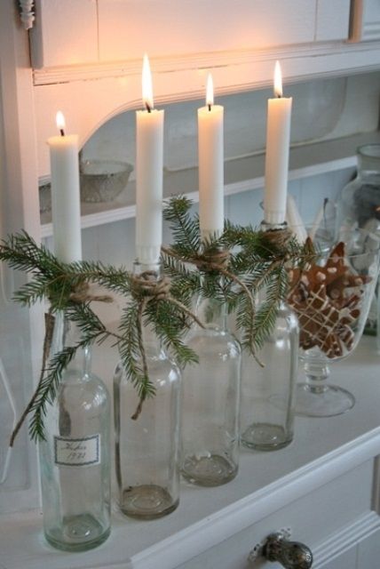 Bottle Candle Holders