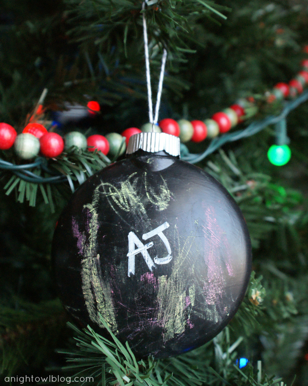 Chalkboard Ornaments