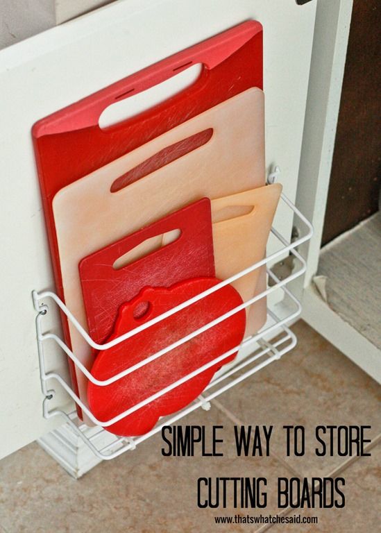 Cutting Board Storage