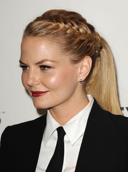 Easy French Braid Ponytail