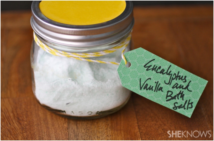 Eucalyptus and Vanilla Bath Salts